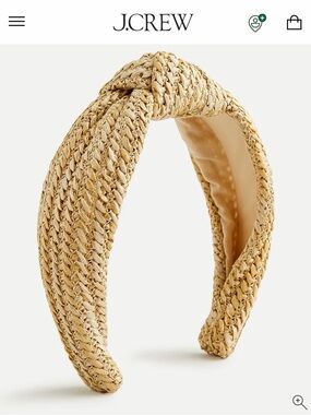 🎀PICK 5/$25 🎀 J Crew Raffia Knot Headband ☀️